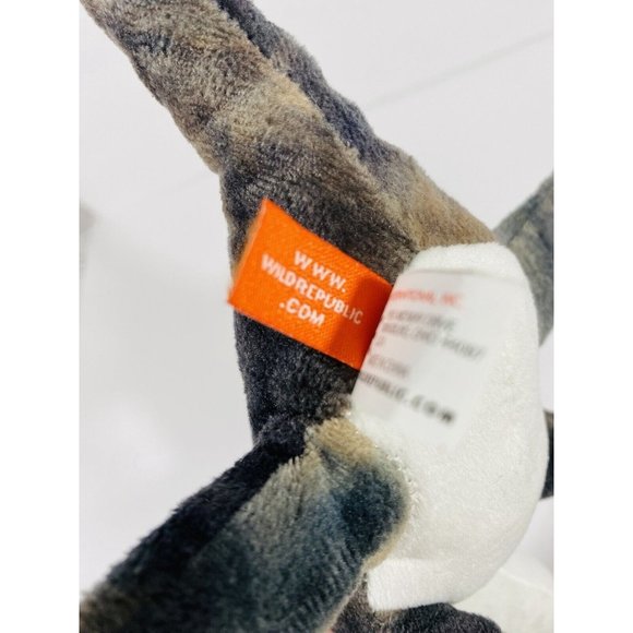 Wild Republic T-Rex 8" Plush Wrist Hugger Slap Bracelet Dinosaur Kids Toy Gray - Picture 7 of 8